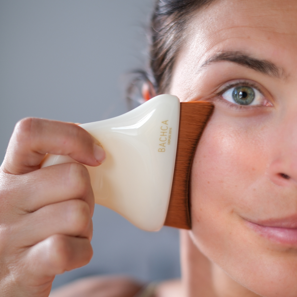 Brosse visage drainage lymphatique