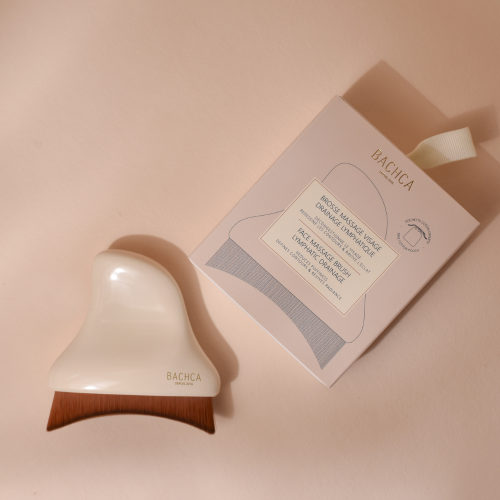 Brosse visage drainage lymphatique