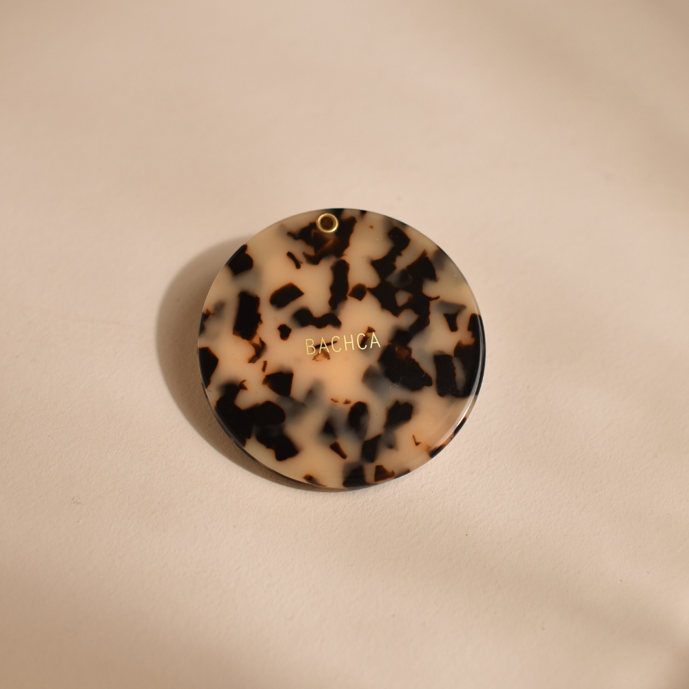 Miroir de poche écaille