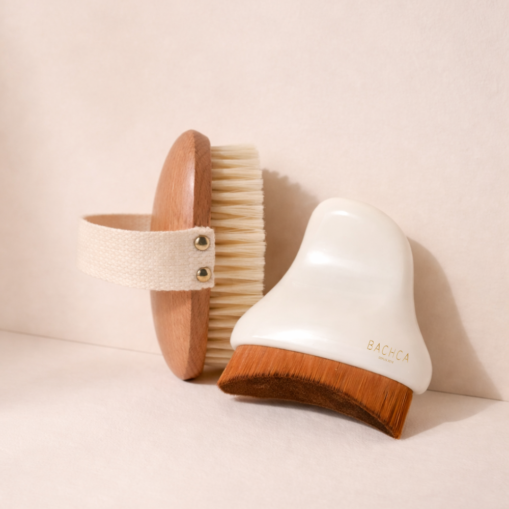 Duo brosses drainage corps et visage