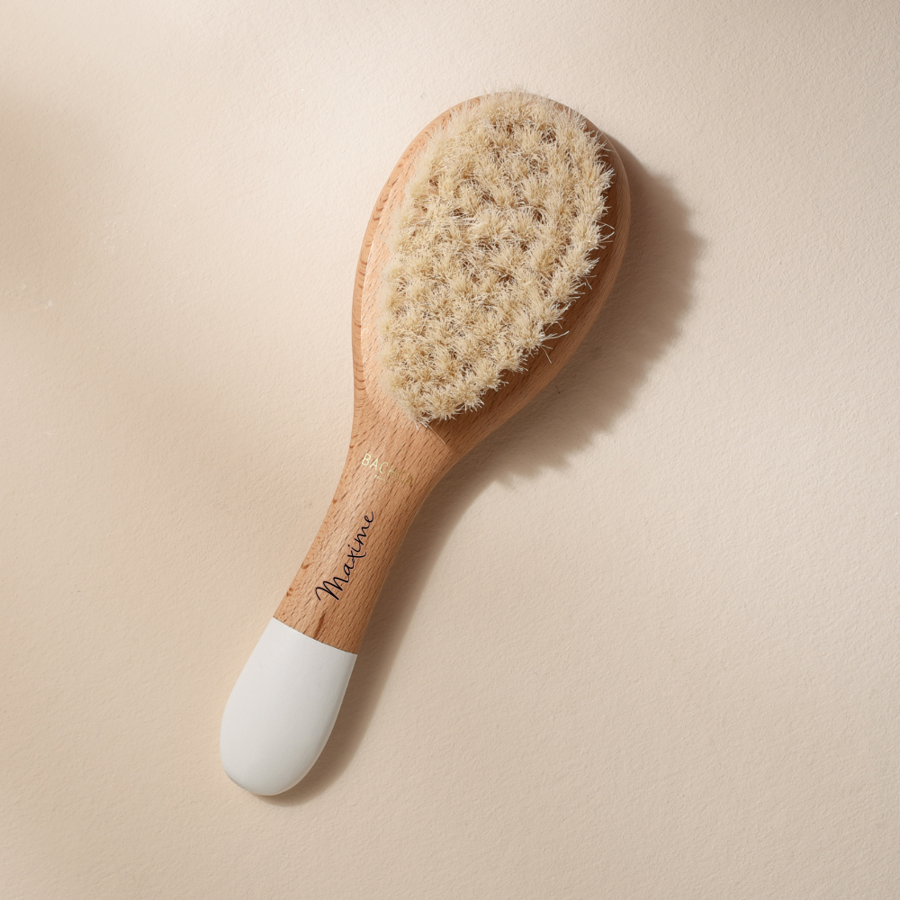 Brosse bébé en soie de chèvre