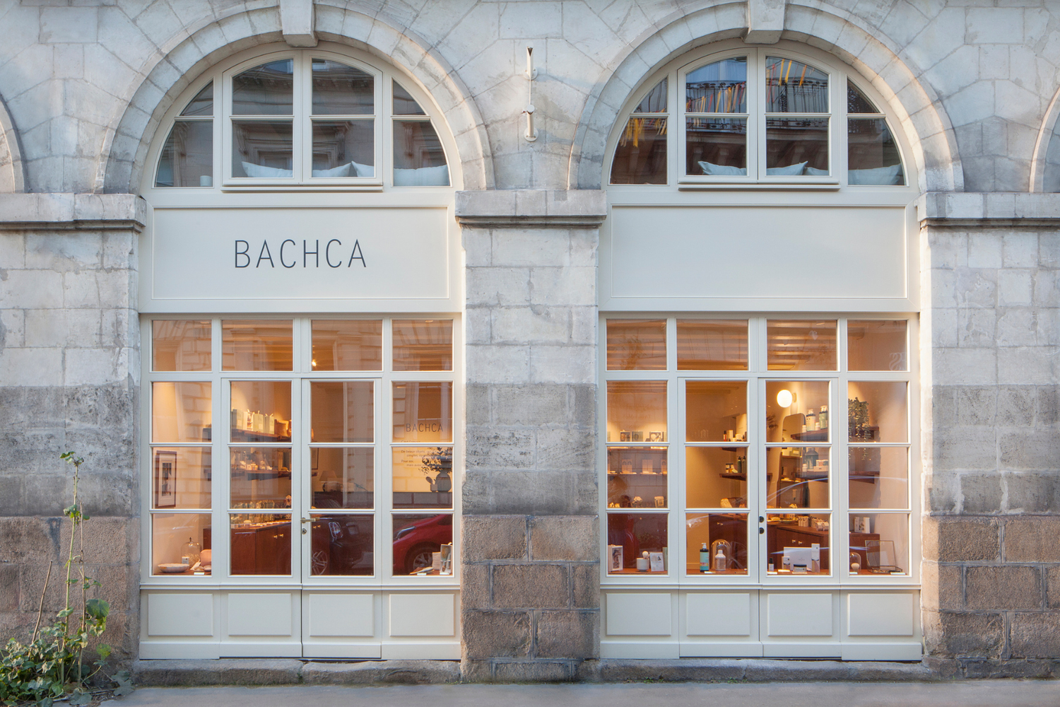 Photo de la devanture de la boutique nantaise d'accessoires cheveux Bachca.