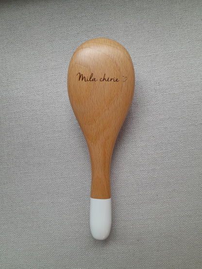 Brosse démêlage et brillance imparfaite - grand format
