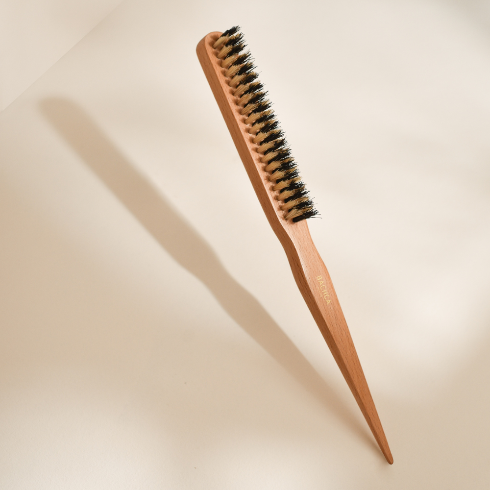 Slick back hairbrush