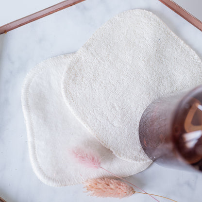 7 cotons réutilisables + filet de lavage