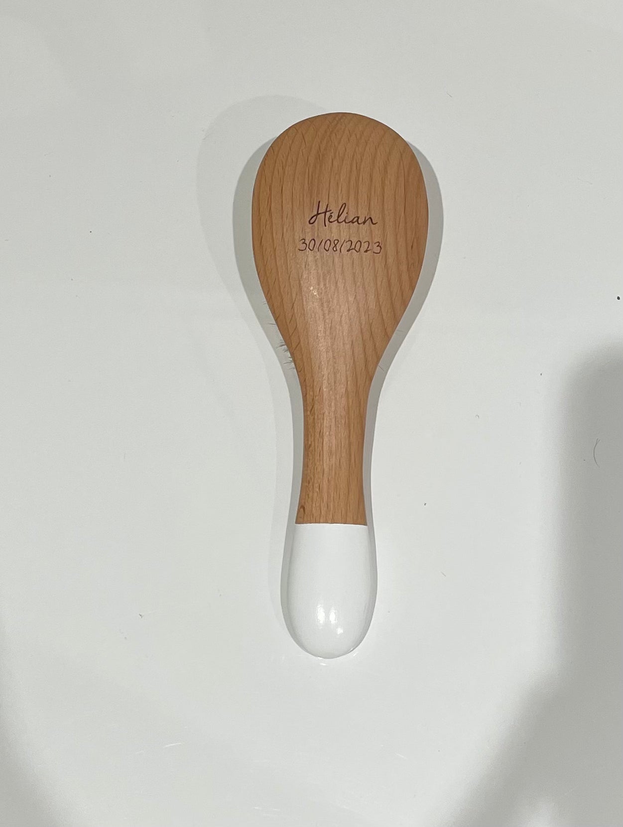 Imperfect goat bristle baby brush