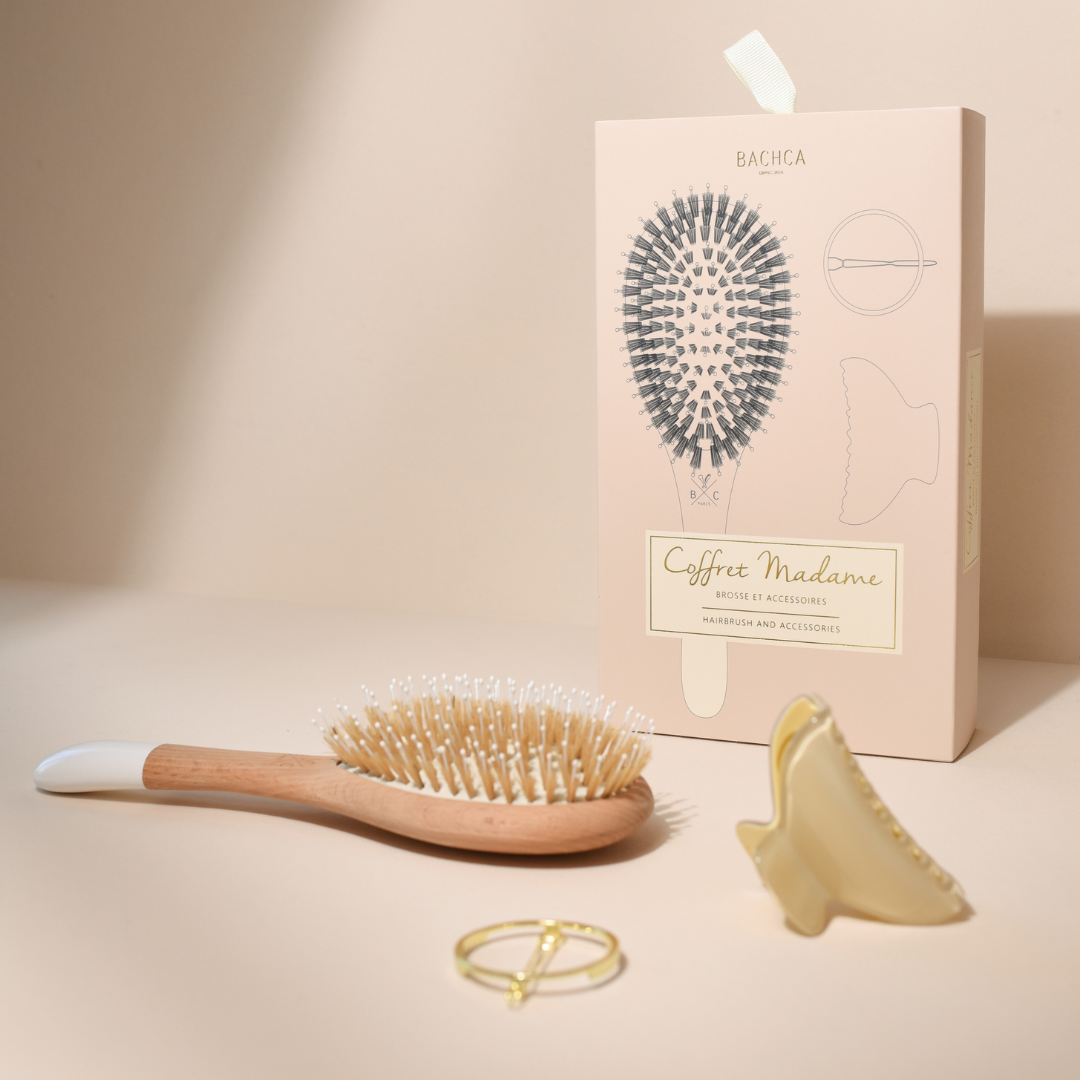 Coffret Madame - brosse démêlage et brillance