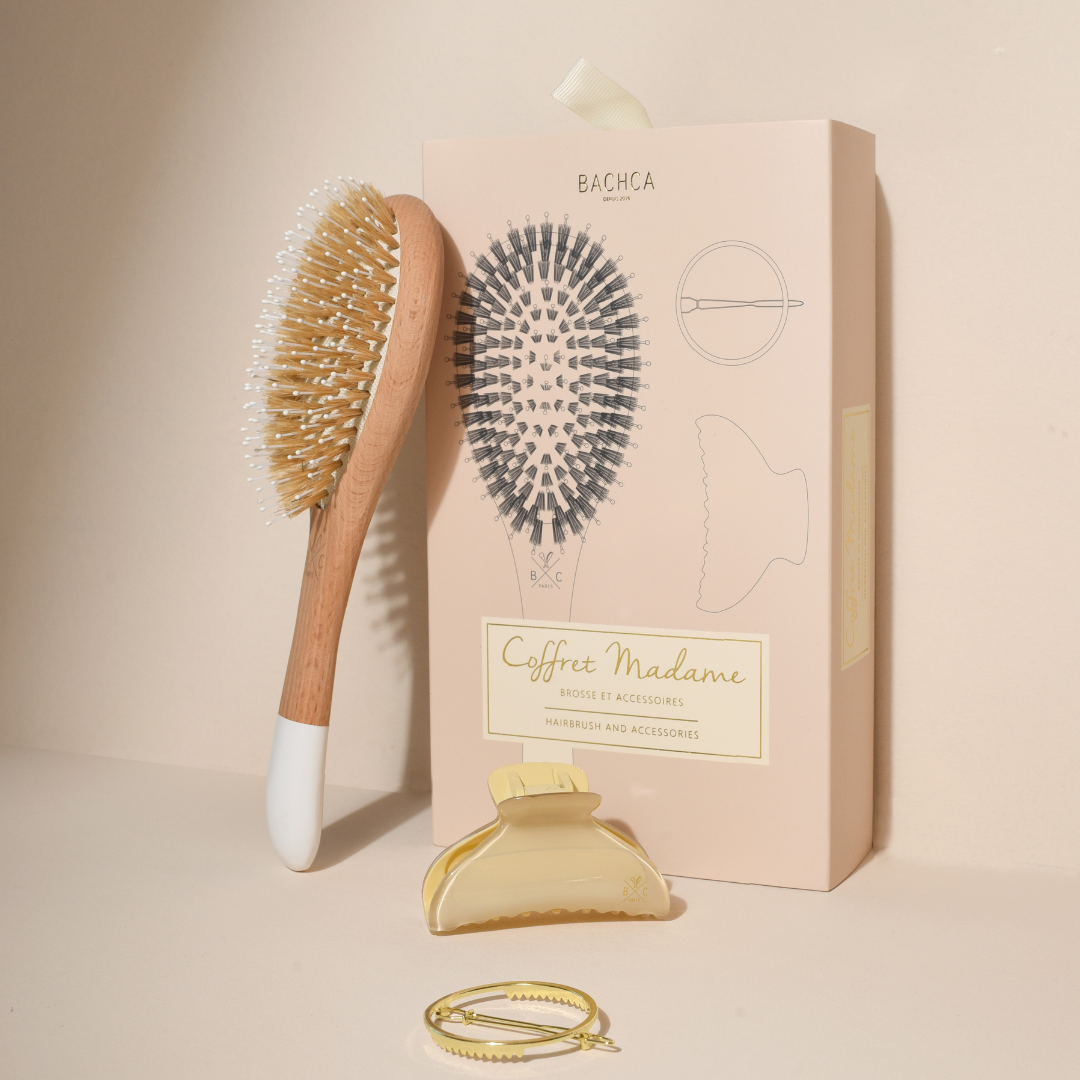 Coffret Madame - brosse démêlage et brillance