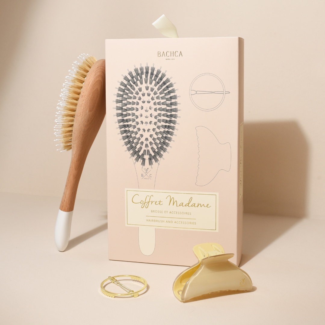 Coffret Madame - brosse démêlage et brillance