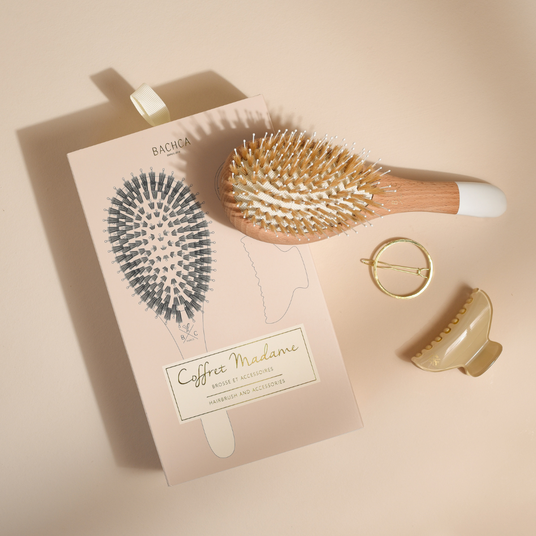 Coffret Madame - brosse démêlage et brillance