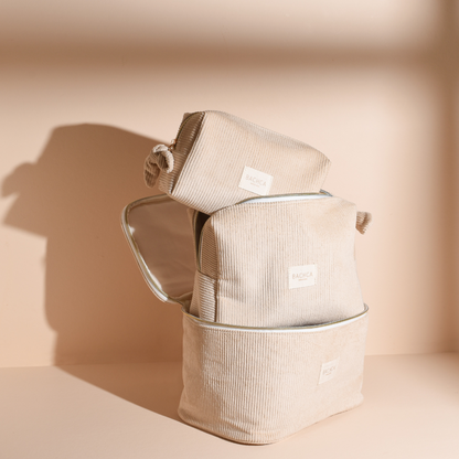 Velvet toiletry bag