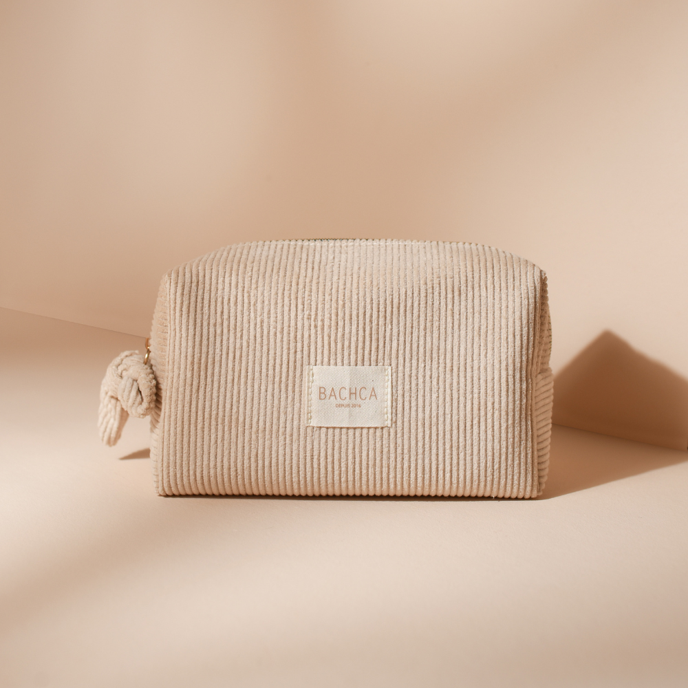 Trousse de maquillage en velours
