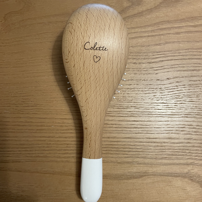 Brosse démêlage et brillance imparfaite - petit format