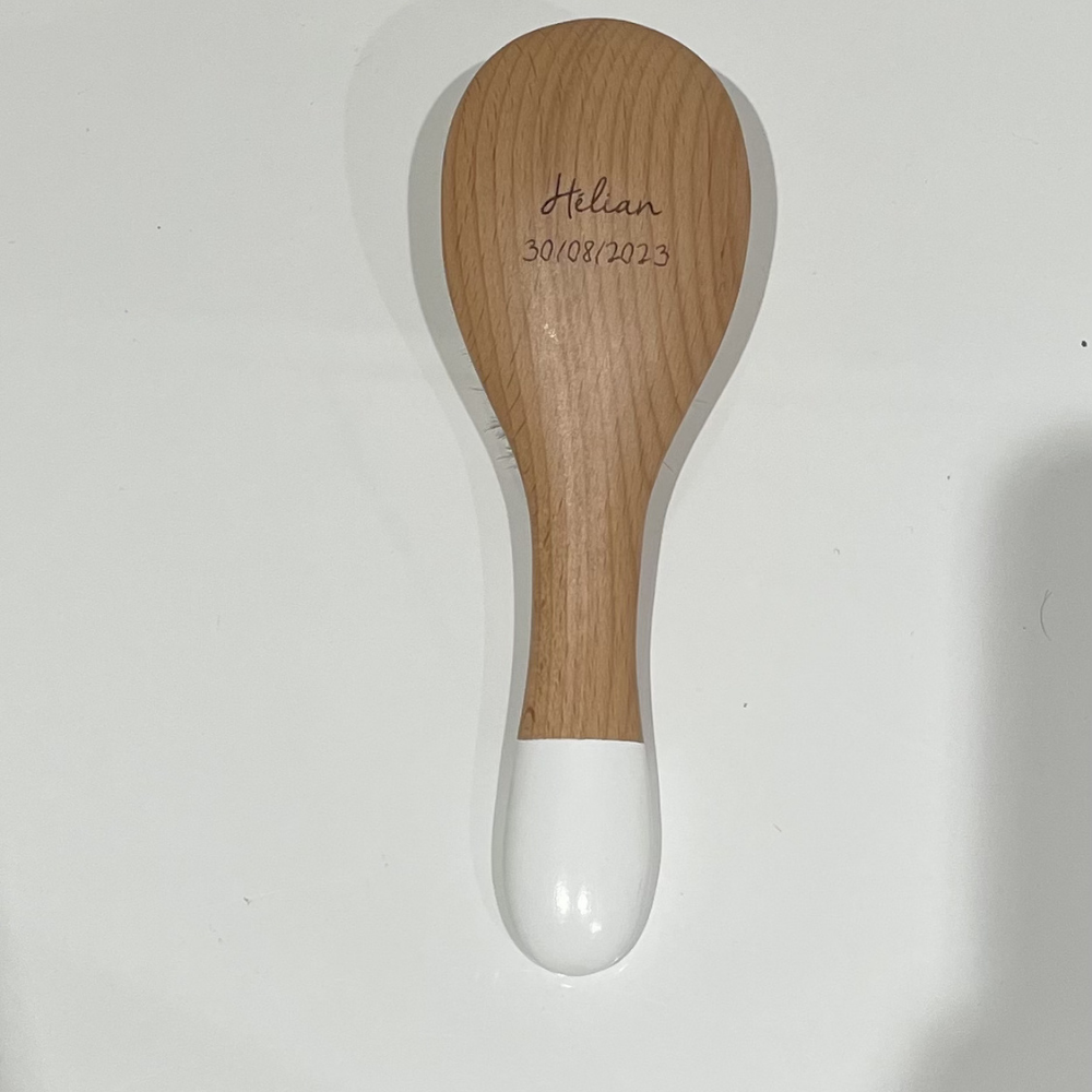 Imperfect goat bristle baby brush