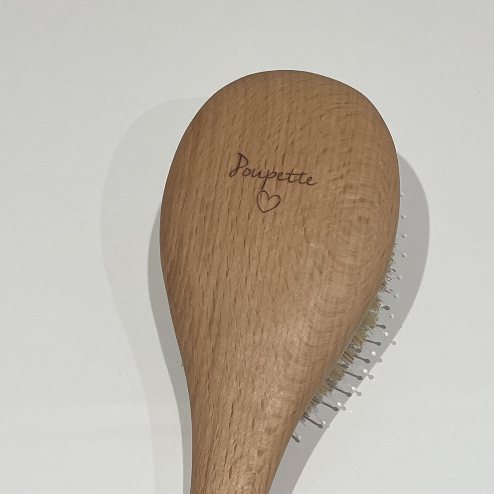 Brosse démêlage et brillance imparfaite - grand format