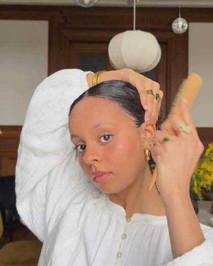 Brosse à cheveux plaquage