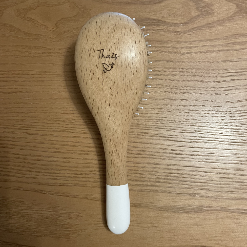Brosse démêlage et brillance imparfaite - petit format